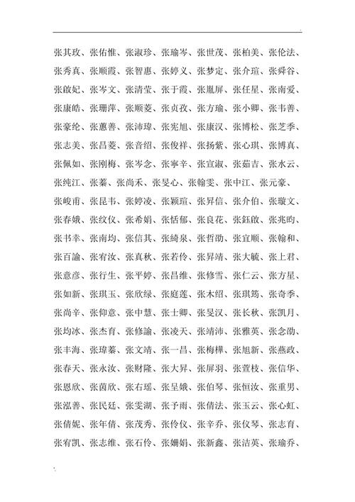 爸爸姓张男孩起名字大全(爸爸姓张男孩起名字大全四个字)