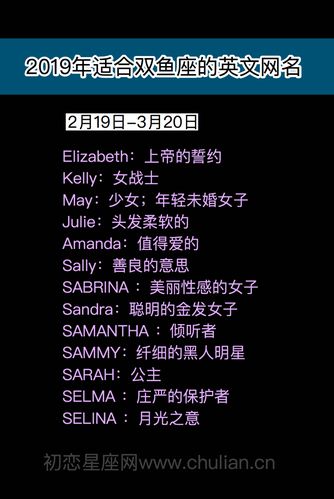 星座昵称起名字女生()